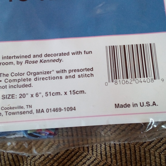 Count to Ten counted crosstitch kit. - Picture 5 of 8